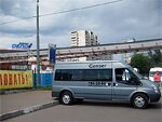 Бесплатный автобус Genser в пункт аренды автомобилей АрендаАвто-внт на ул.Добролюбова
