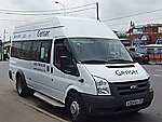 Бесплатный автобус Genser в пункт аренды автомобилей АрендаАвто-внт на Новорязанском шоссе